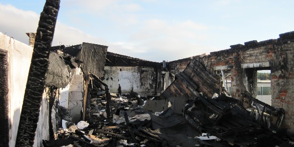 Fire damage redevelopment